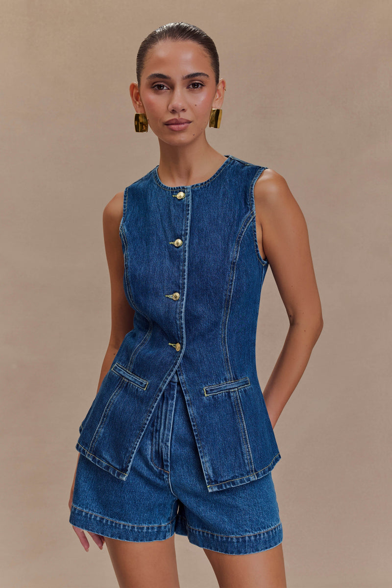 Azure Denim Layering Set