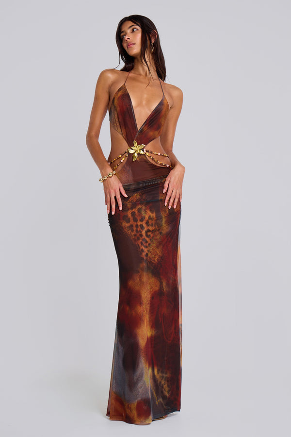 Selina Embellished Maxi Dress